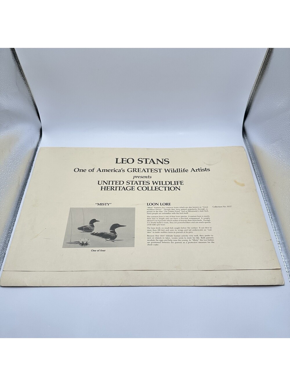Leo Stans Wildlife Artist United States Wildlife Heritage 4 Print Collection